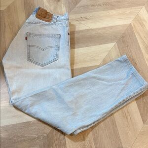 Levi's Vintage Light Wash Straight Jeans